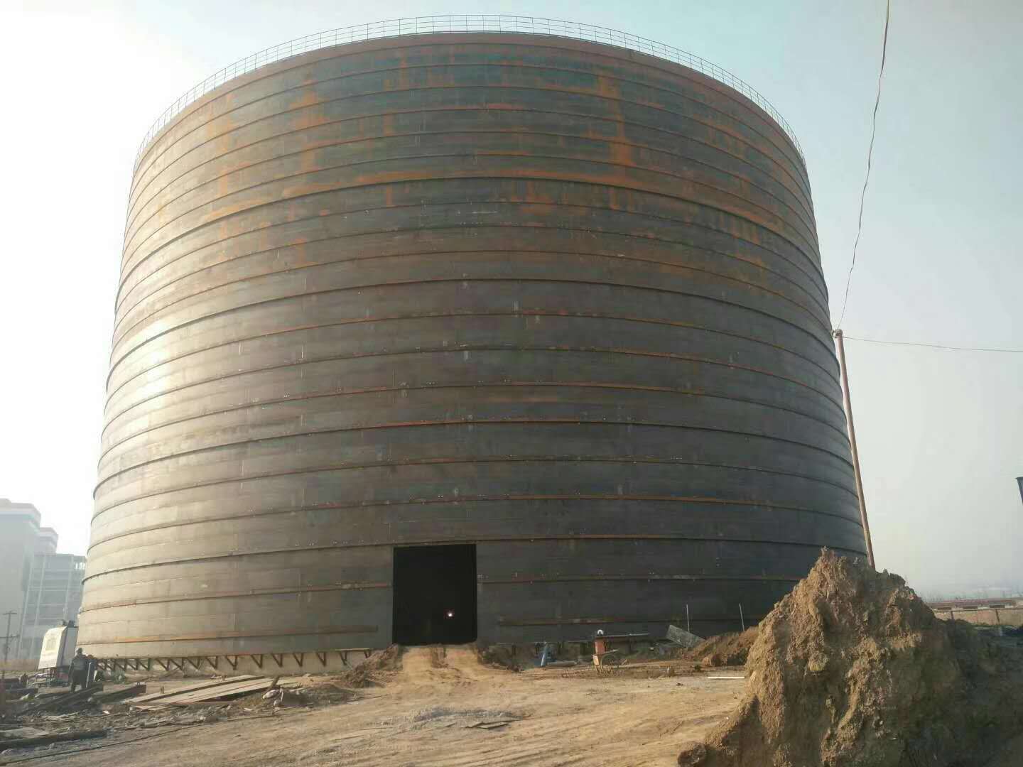 北安承建大型钢板库的好处及原理